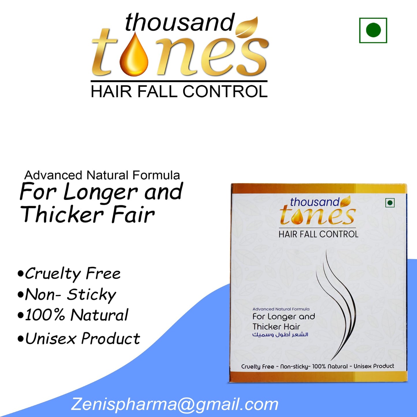 Thousand Tones Hair Fall Control and Total Repair kit